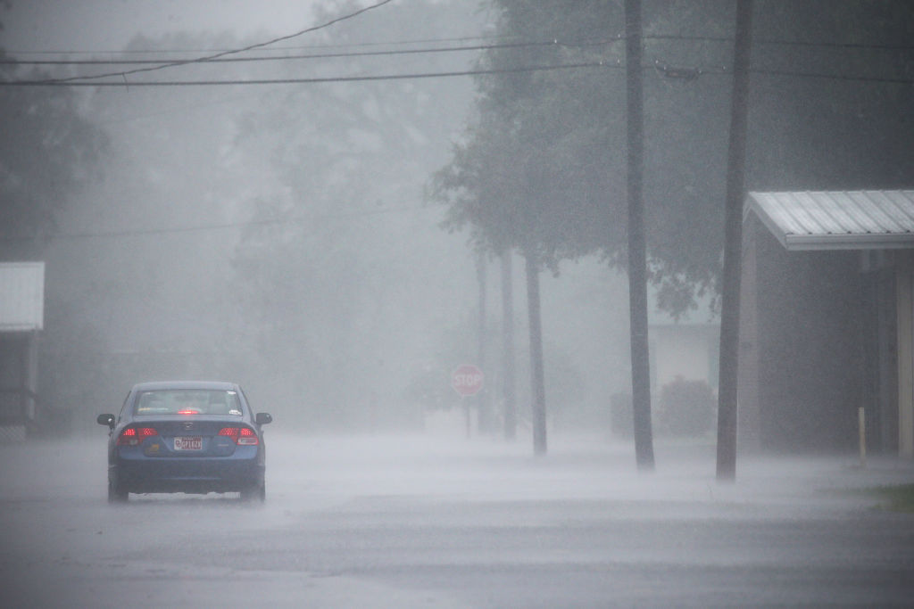 uragano delta landfall louisiana