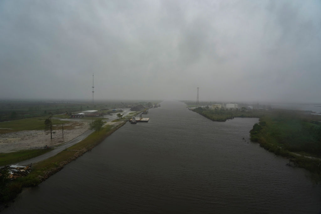 uragano delta landfall louisiana