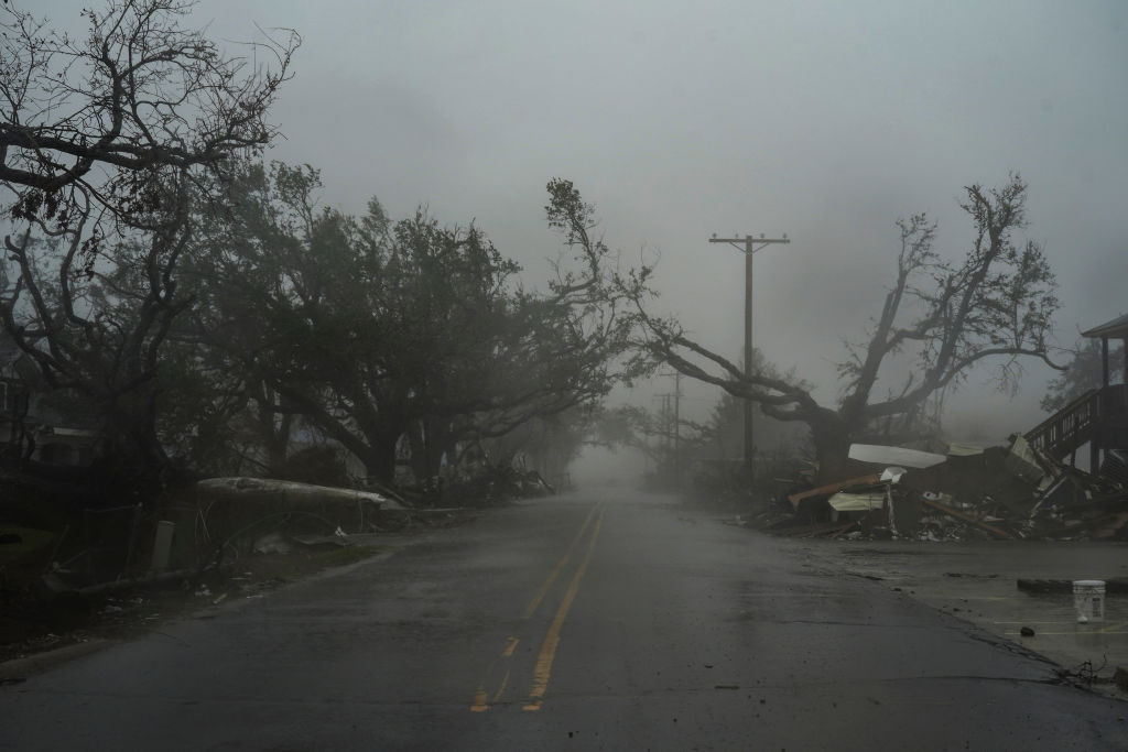 uragano delta landfall louisiana