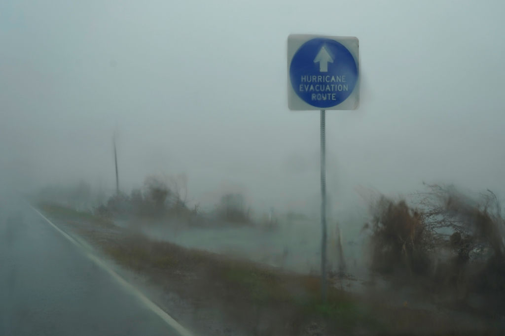 uragano delta landfall louisiana