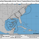 La tempesta Zeta diventa un uragano: allerta in Messico e nel sud degli USA [MAPPE]