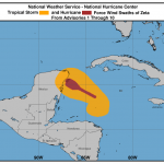 La tempesta Zeta diventa un uragano: allerta in Messico e nel sud degli USA [MAPPE]