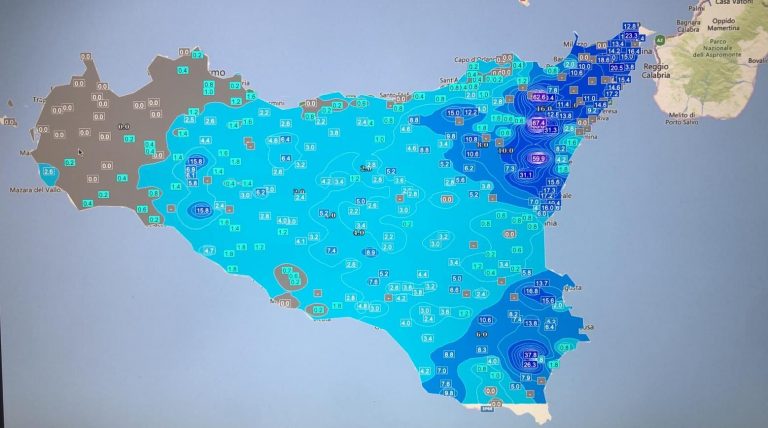 maltempo sicilia piogge sabato 28 novembre