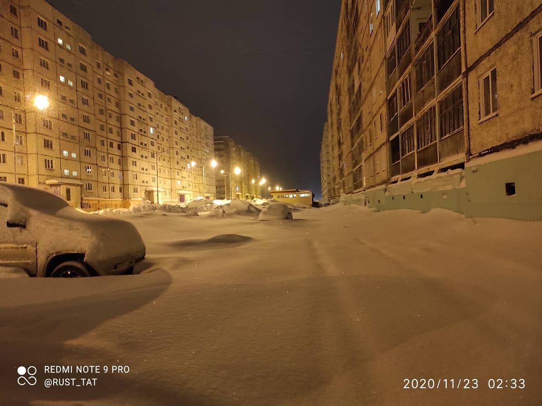 neve russia Talnach 22 novembre 2020