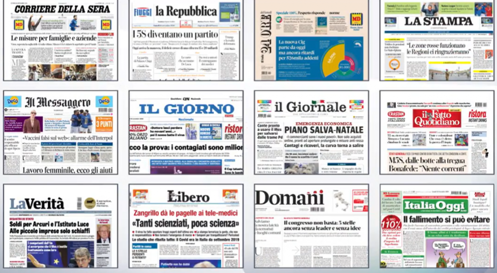 rassegna stampa 16 novembre 2020