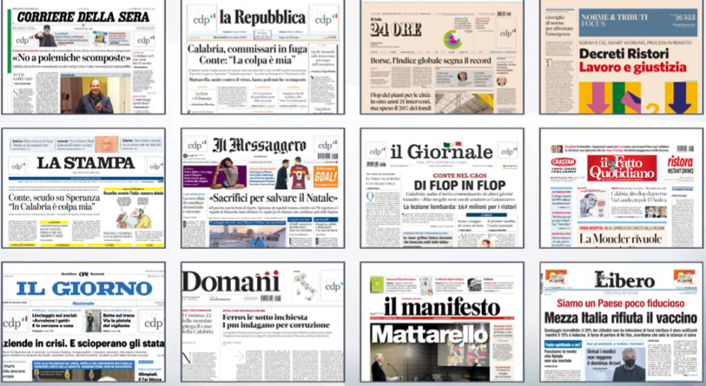 rassegna stampa 18 novembre