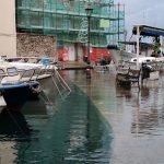 Maltempo Friuli Venezia Giulia, picchi di 129mm e forte vento di Bora: mareggiata e acqua alta a Trieste e Muggia [FOTO]