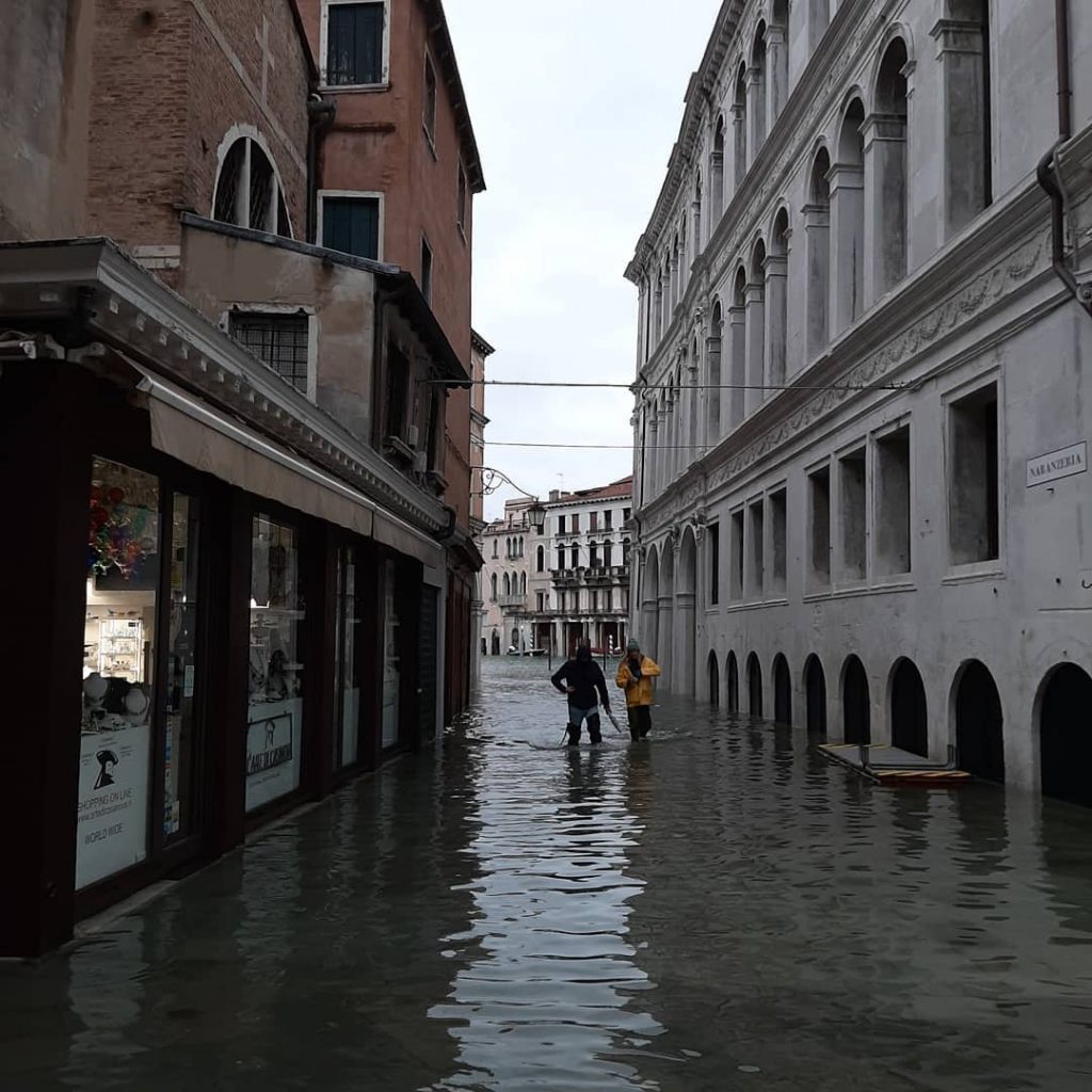 acqua alta venezia chioggia 8 dicembre 2020