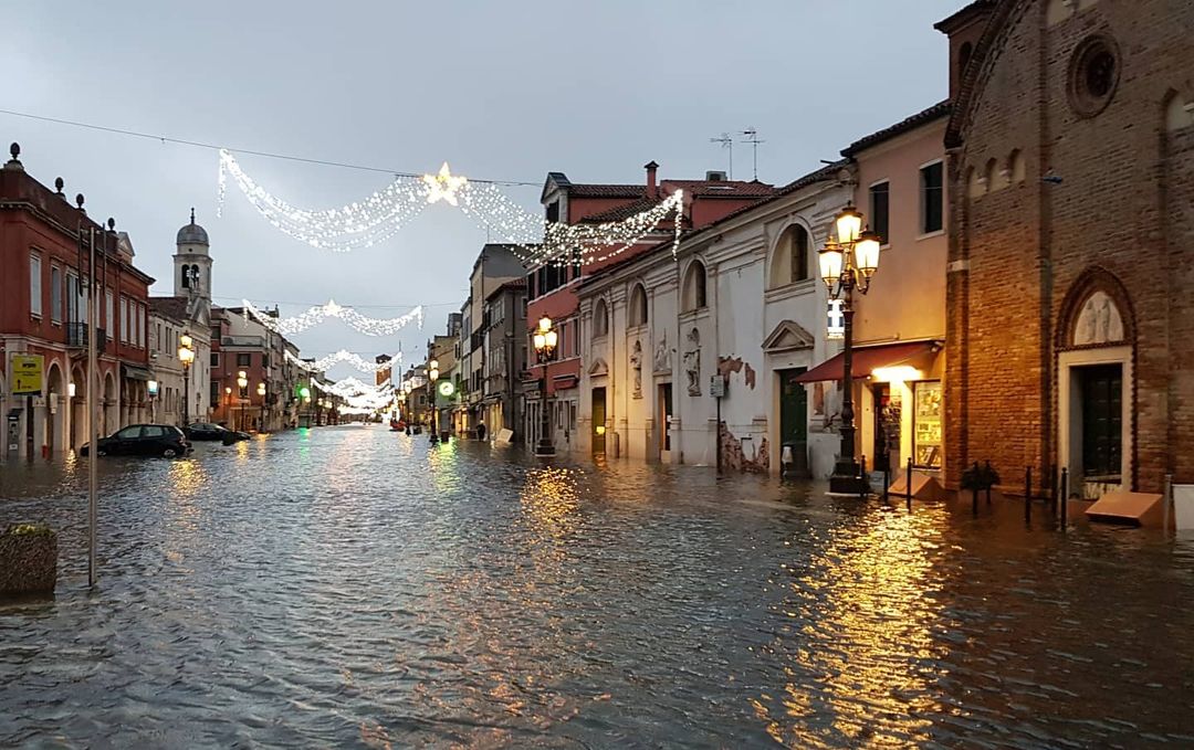 acqua alta venezia chioggia 8 dicembre 2020