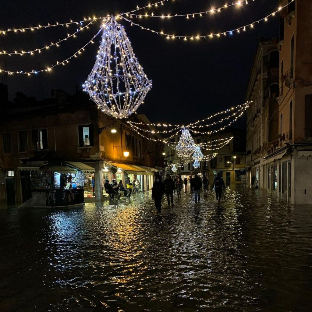 acqua alta venezia chioggia 8 dicembre 2020