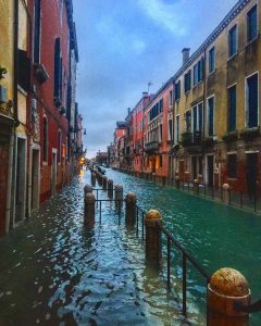 acqua alta venezia chioggia 8 dicembre 2020