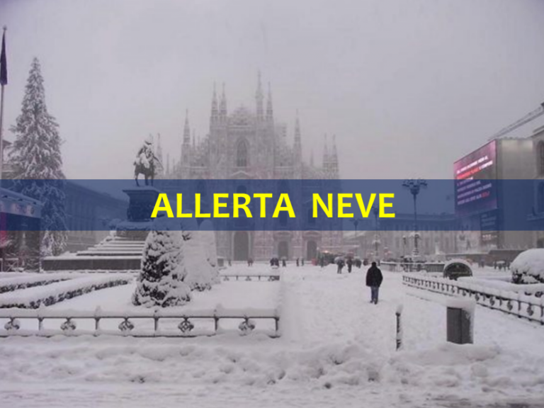 allerta neve milano