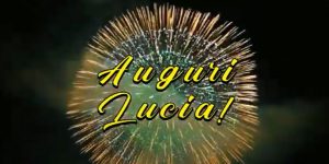 auguri di buon onomastico santa lucia immagini