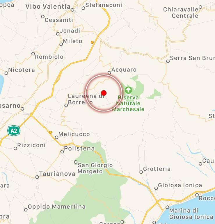 terremoto calabria dinami oggi