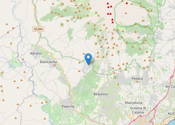 terremoto oggi etna catania