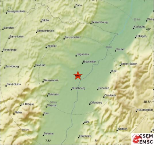 terremoto strasburgo francia