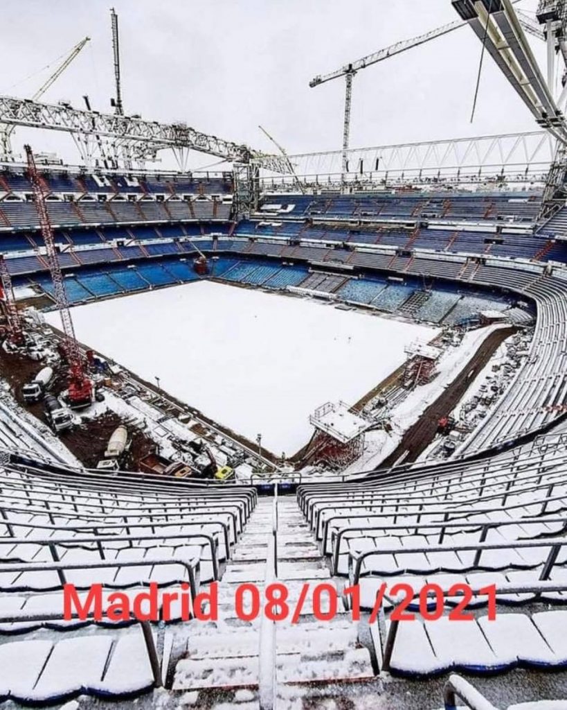 neve Spagna tempesta Filomena