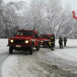 Maltempo: più di un metro di neve in Valsesia, chiuse strade [FOTO]