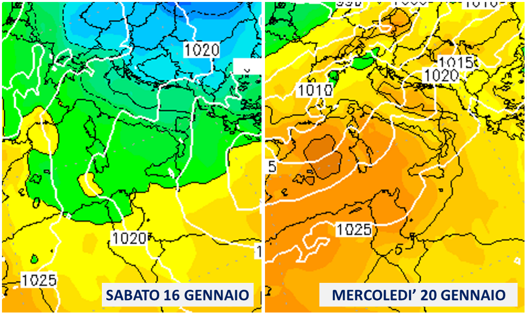 previsioni meteo gennaio 2021