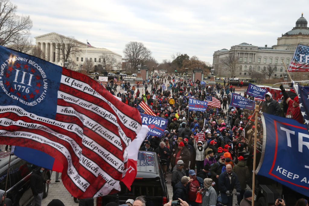 protesta pro trump usa