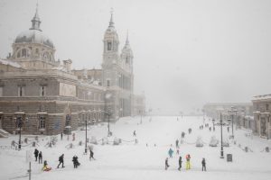 tempesta filomena madrid