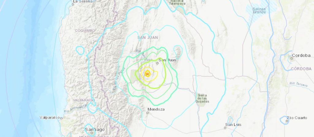 terremoto argentina cile san juan