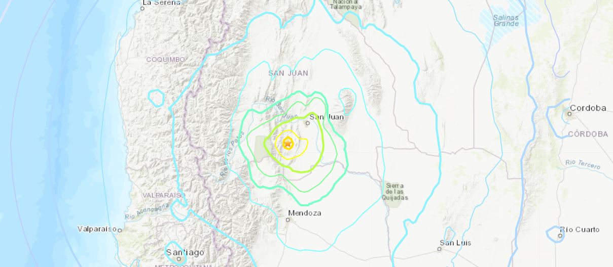 terremoto argentina cile san juan