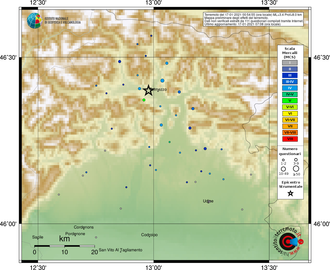 terremoto friuli venezia giulia