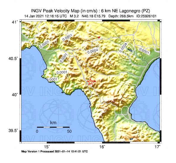 terremoto potenza