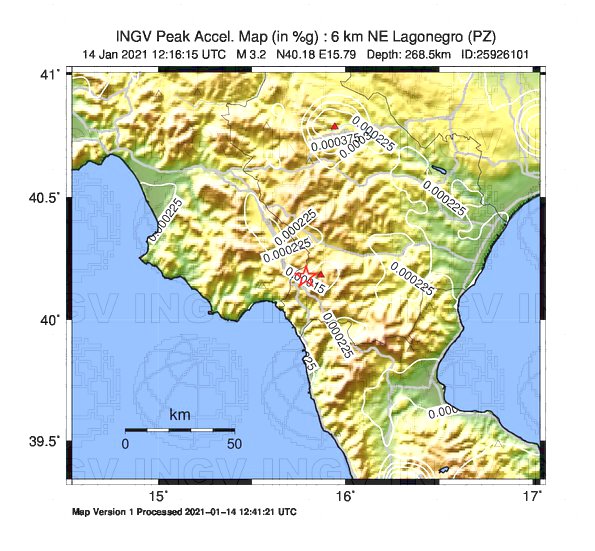 terremoto potenza