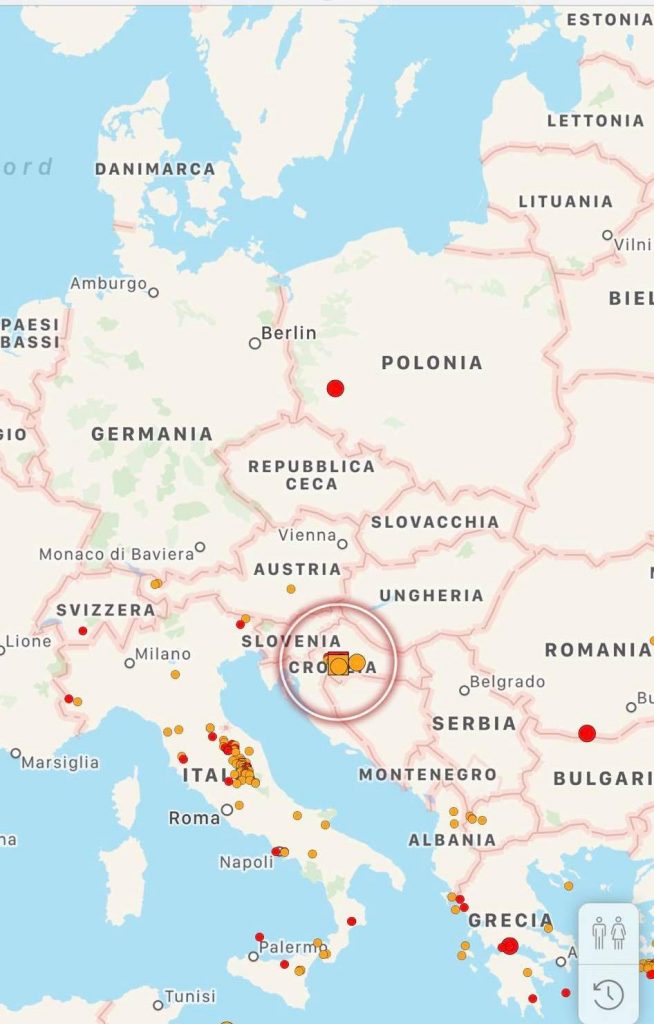 terremoto trieste croazia