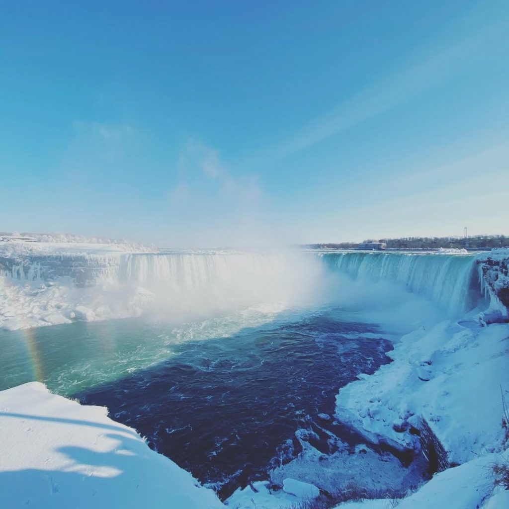 cascate niagara ghiacciate