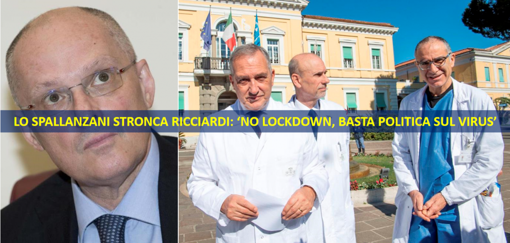 coronavirus ricciardi lockdown spallanzani