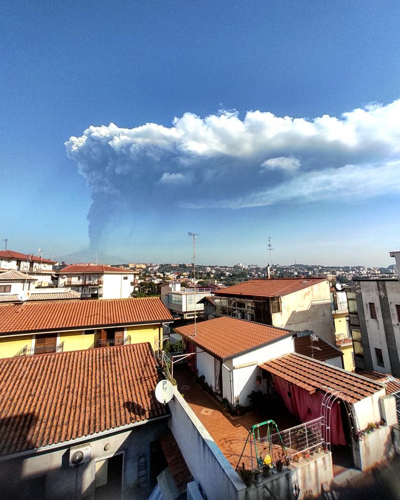 eruzione etna 28 febbraio 2021