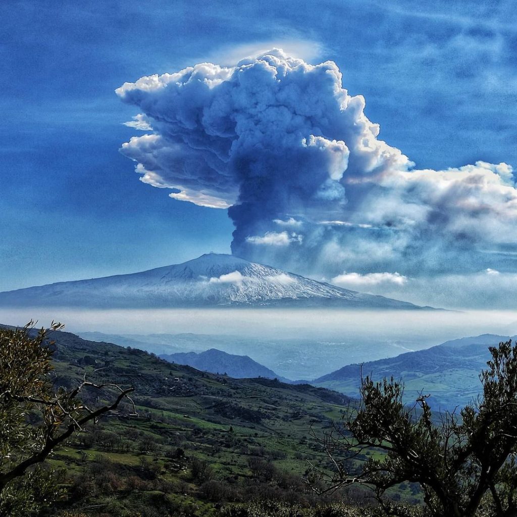 etna foto eruzione 19 febbraio 2021