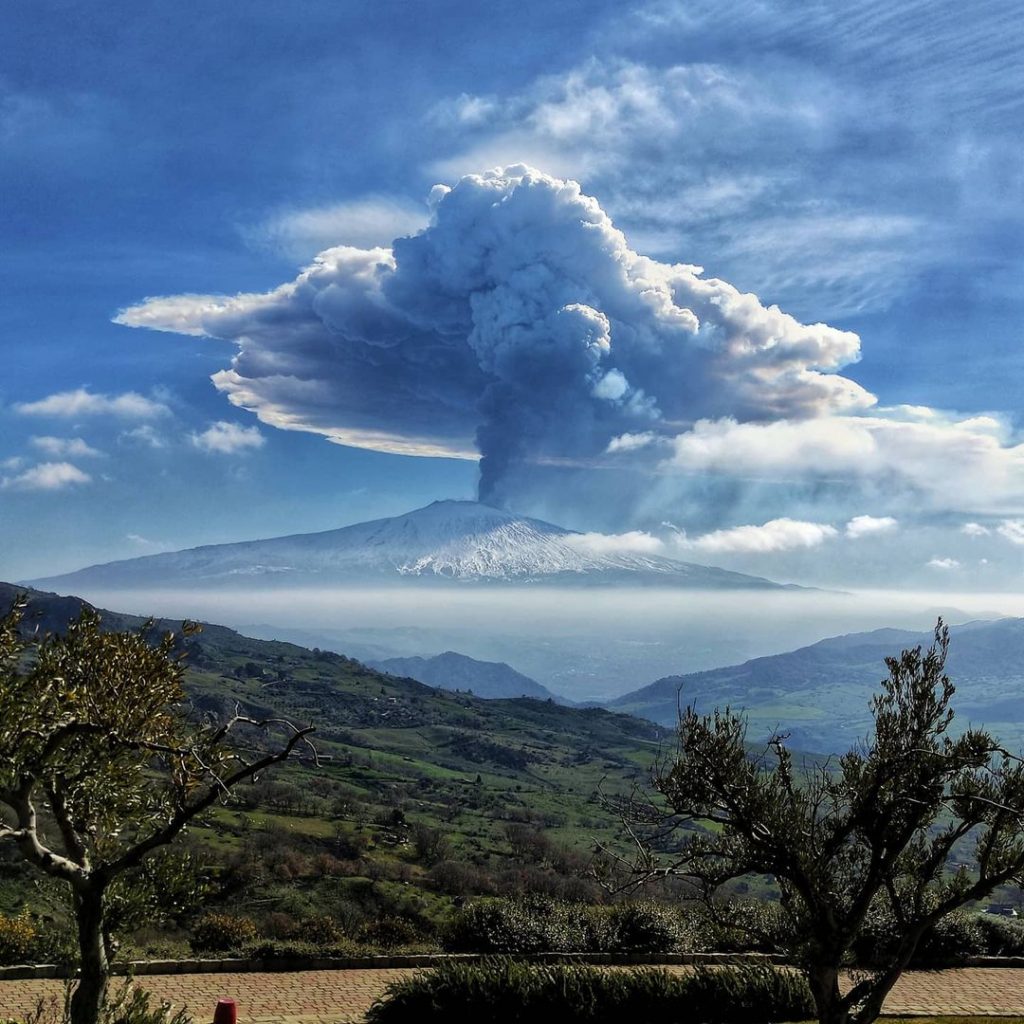 etna foto eruzione 19 febbraio 2021