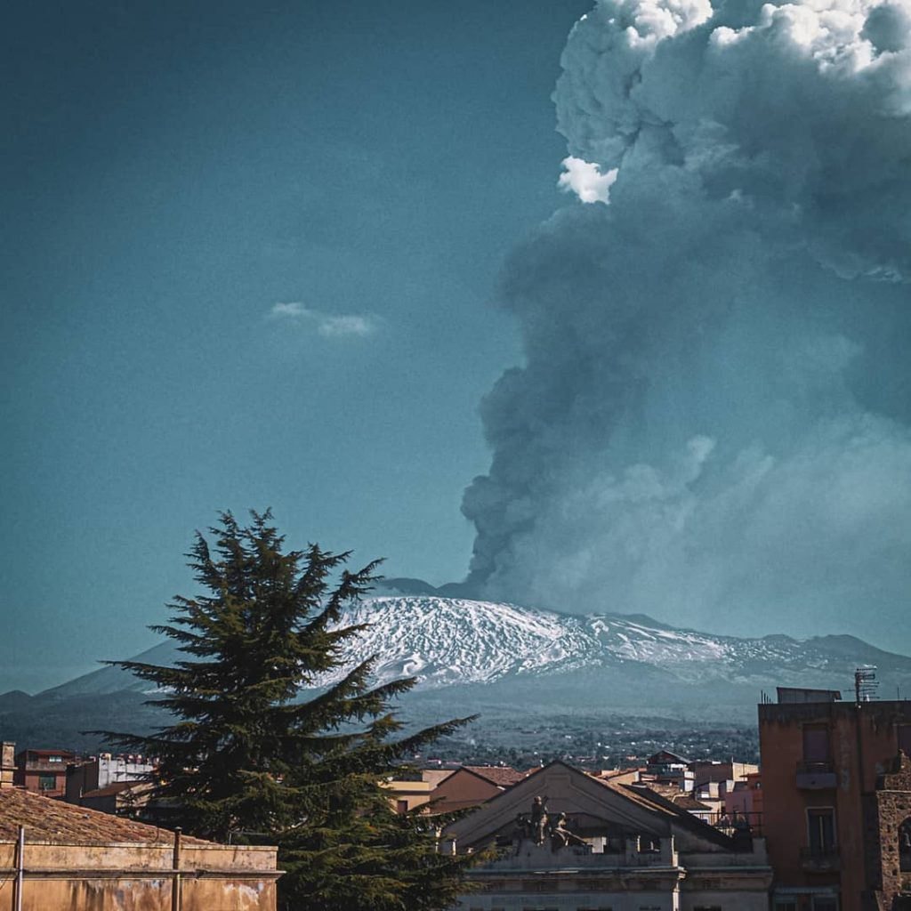 etna foto eruzione 19 febbraio 2021