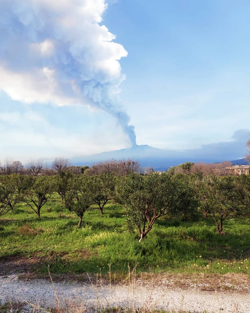 etna foto eruzione 19 febbraio 2021