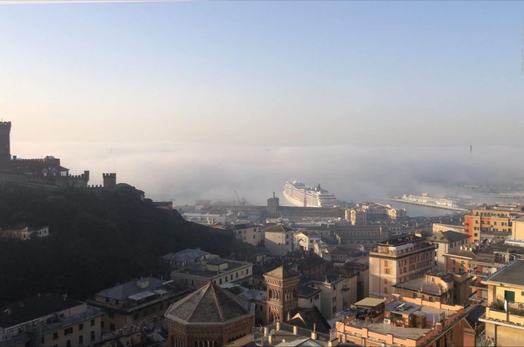 genova nebbia 25 febbraio 2021