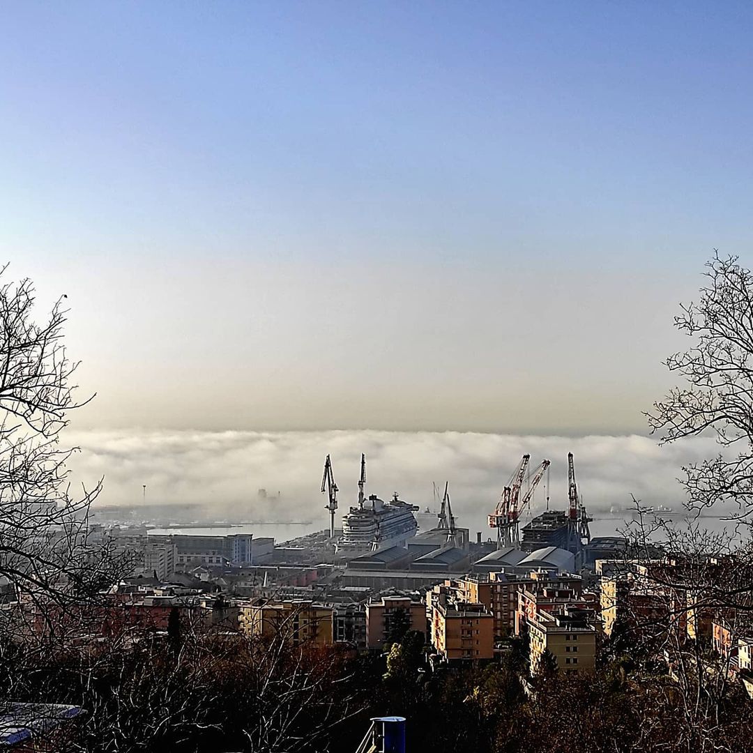 genova nebbia 25 febbraio 2021