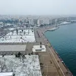 Maltempo, la tempesta Medea porta il freddo in Grecia: neve fin sulle coste a Salonicco con -4°C [FOTO]