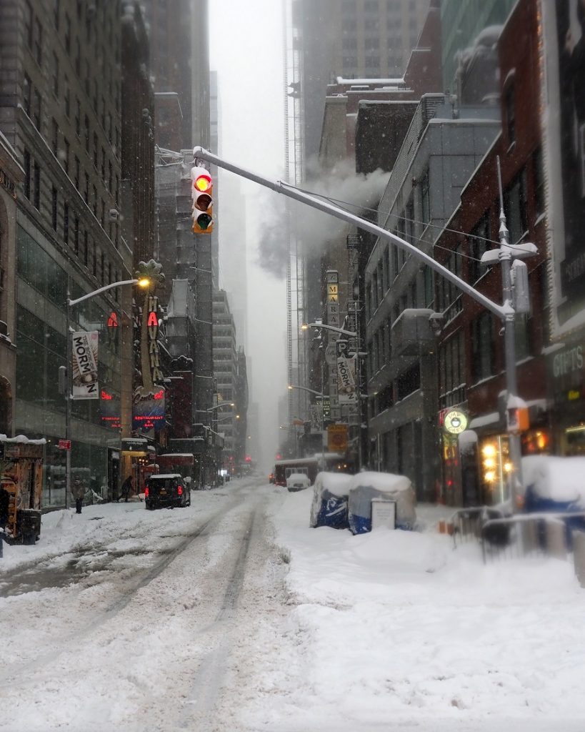 Neve a New York