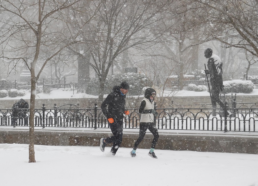 Neve a New York