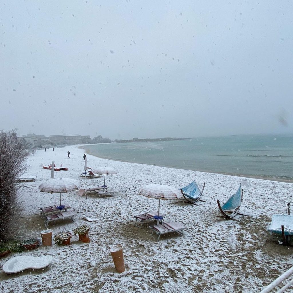 neve oggi porto cesareo