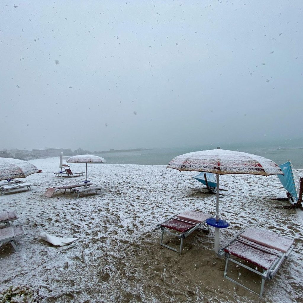 neve oggi porto cesareo