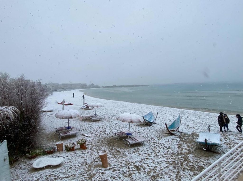 neve oggi porto cesareo