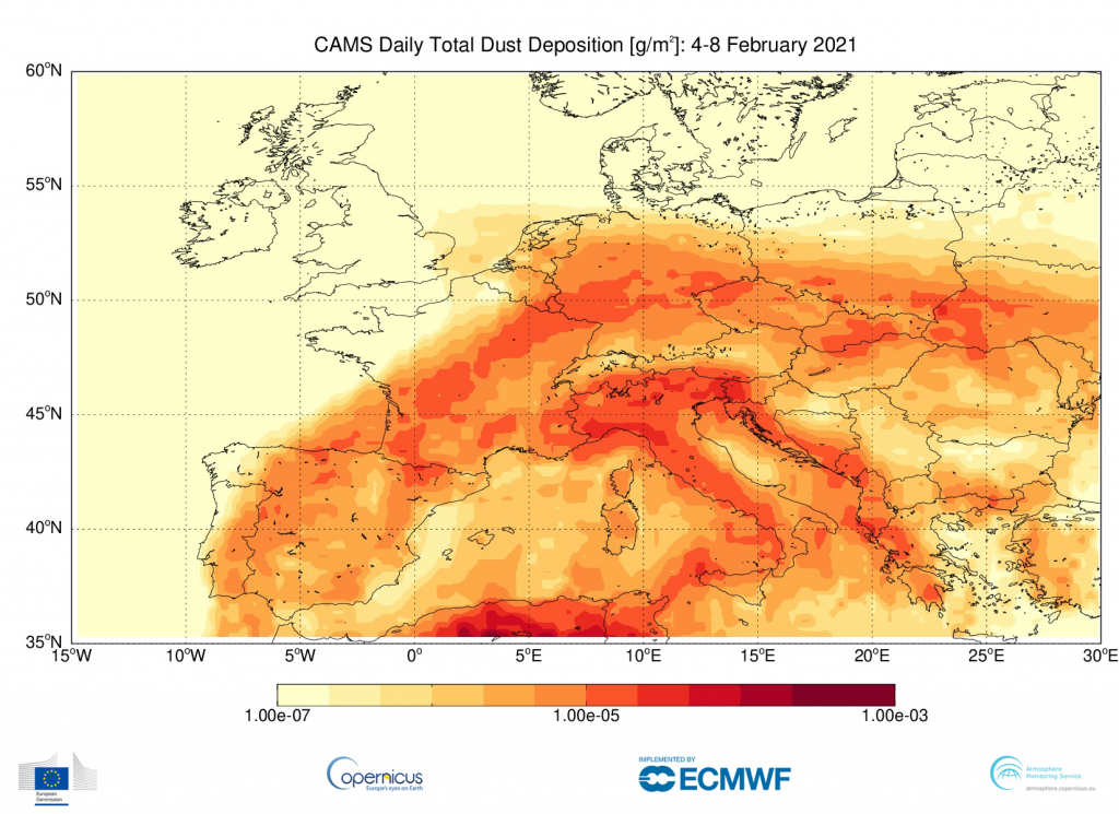 tempesta sabbia copernicus