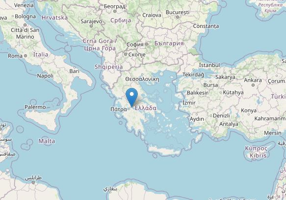 terremoto grecia golfo di corinto