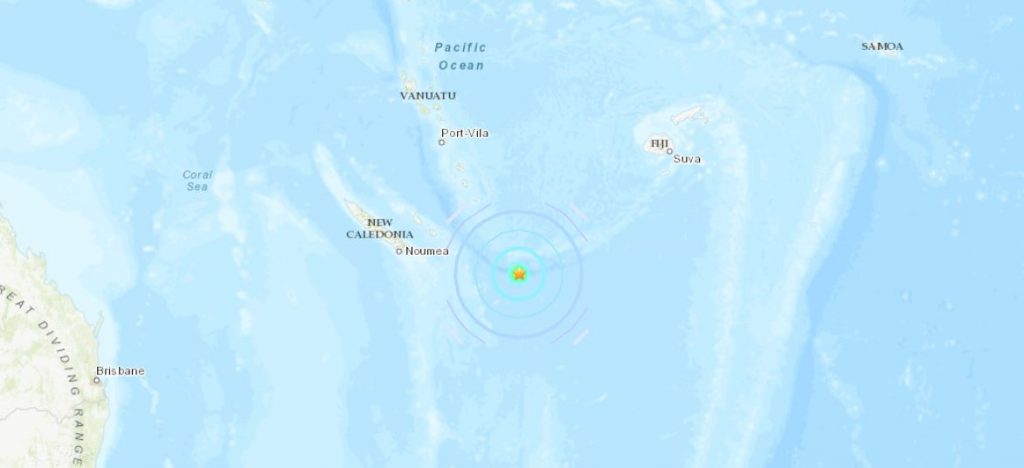 terremoto nuova caledonia