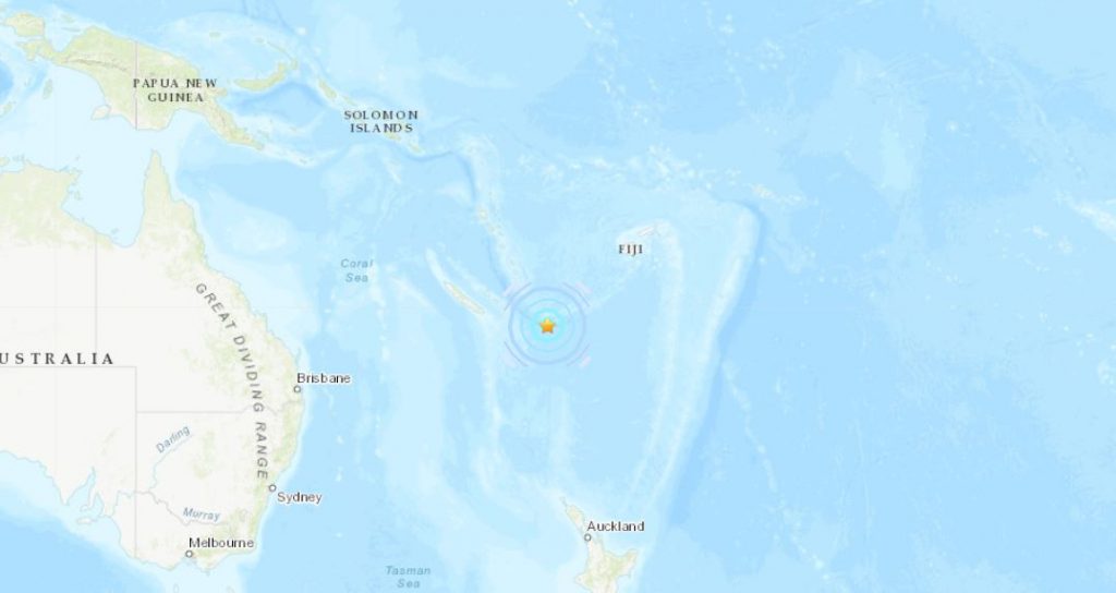 terremoto nuova caledonia